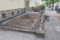 Fahrradstellplätze, Vorgärten und Zäune